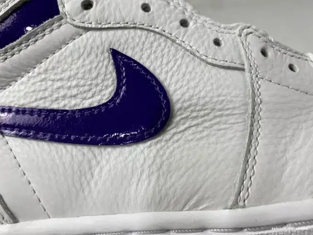 Rep RETRO HIGH AIR CD0461-151 COURT JORDAN 1 PURPLE 0507